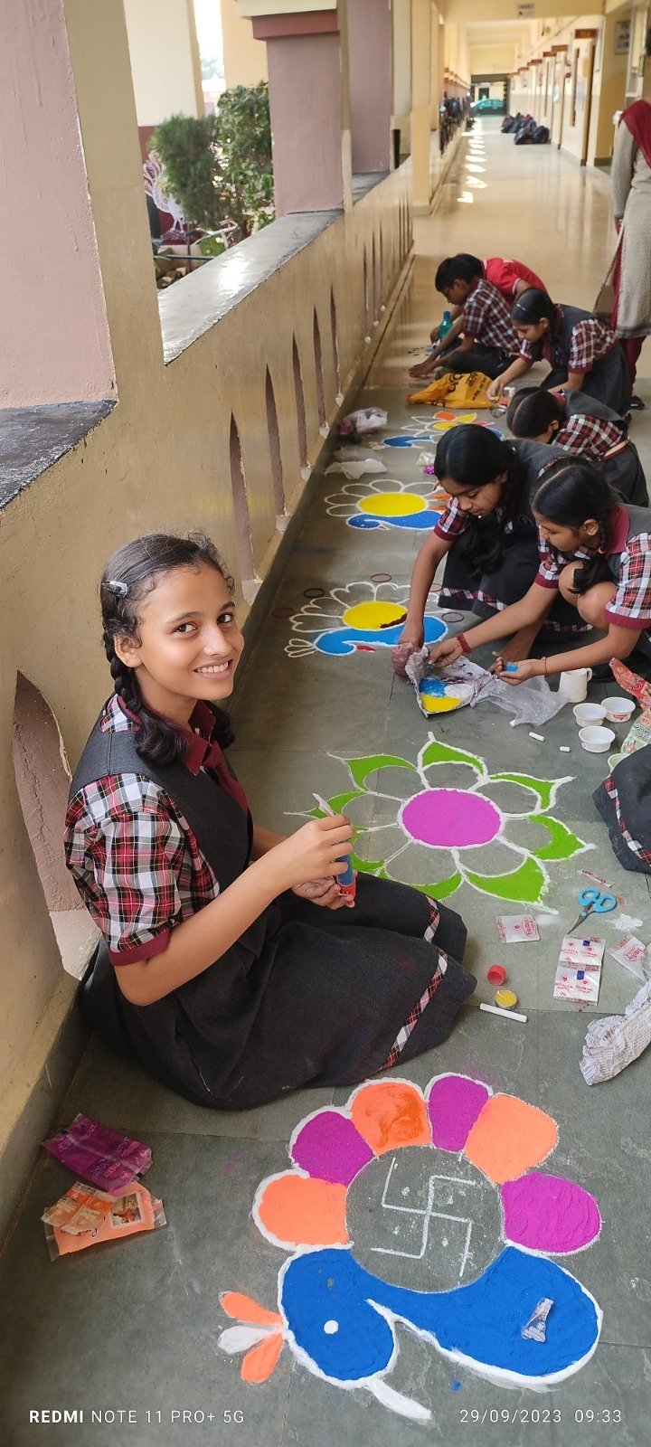 Rangoli Function in Schools